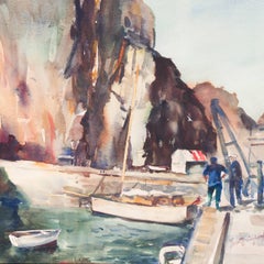 'Port of Sark' Channel Islands, California, Laguna Beach Art Association, Carmel