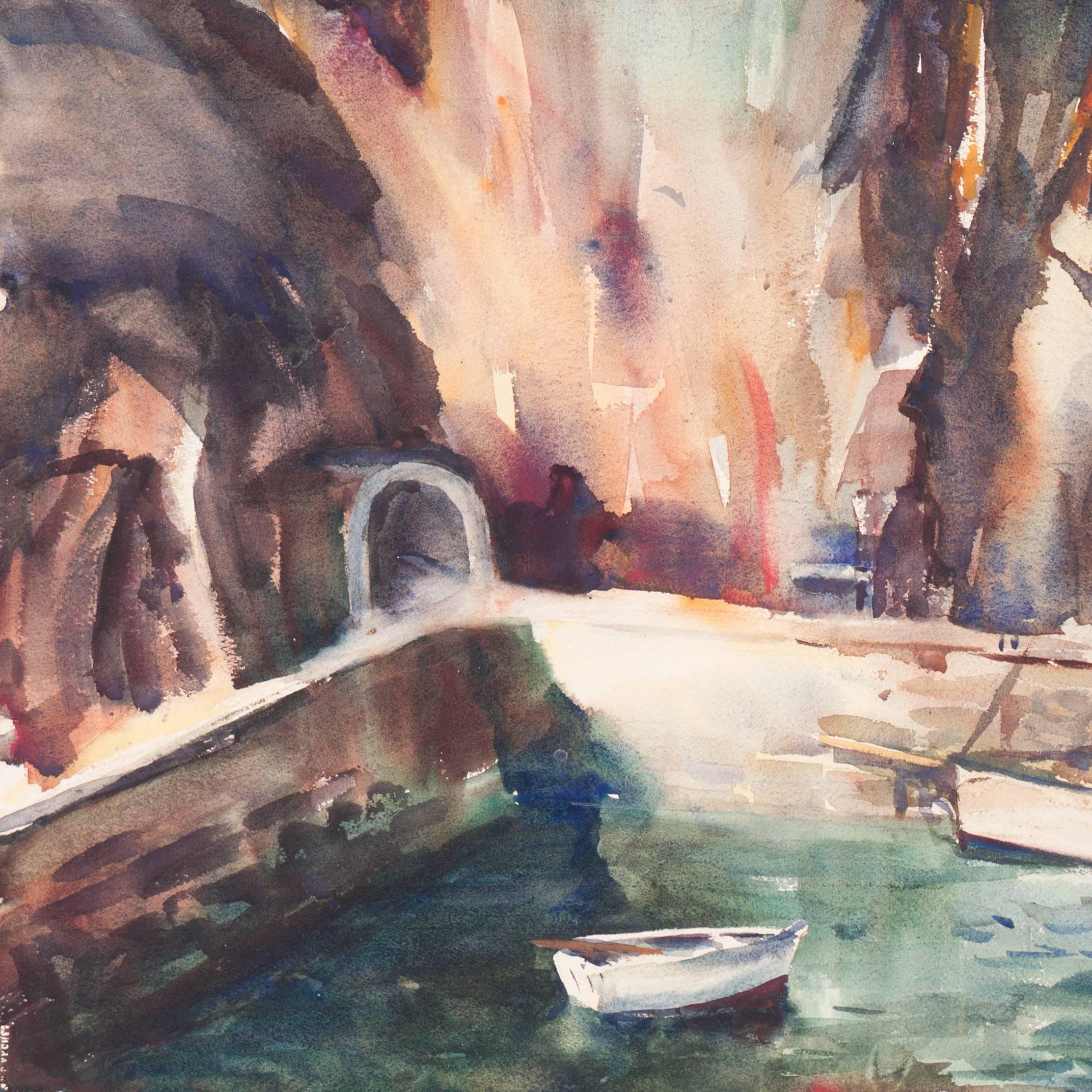 „Port of Sark“ Kanalinseln, Kalifornien, Laguna Beach Art Association, Carmel im Angebot 2