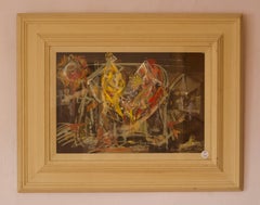 Abstract Harvest Festival - Mid 20th Century Mixed Media by John Bolam