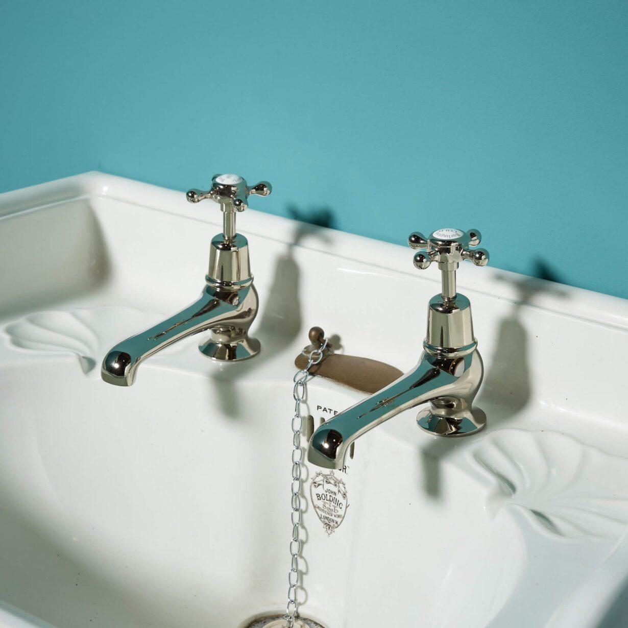 John Bolding Mounted Wash Basin with Iron Bracket For Sale at 1stDibs ...
