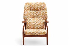 John Bone Reclining Highback Lounge Chair in Teak