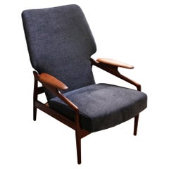 Vintage John Boné Reclining Teak Chair