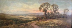 Early 20th-Century Panoramic English Country Landscape