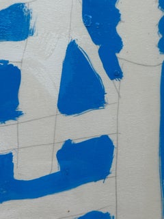 "White Chair" Still-Life Gouache and Pencil Sketch by John Botz