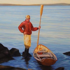 The Guide, late afternoon, Painting, Acrylic on Canvas