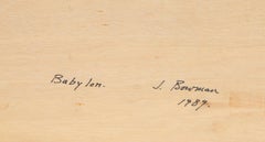 Babylon, Large City at Night Painting by John Bowman