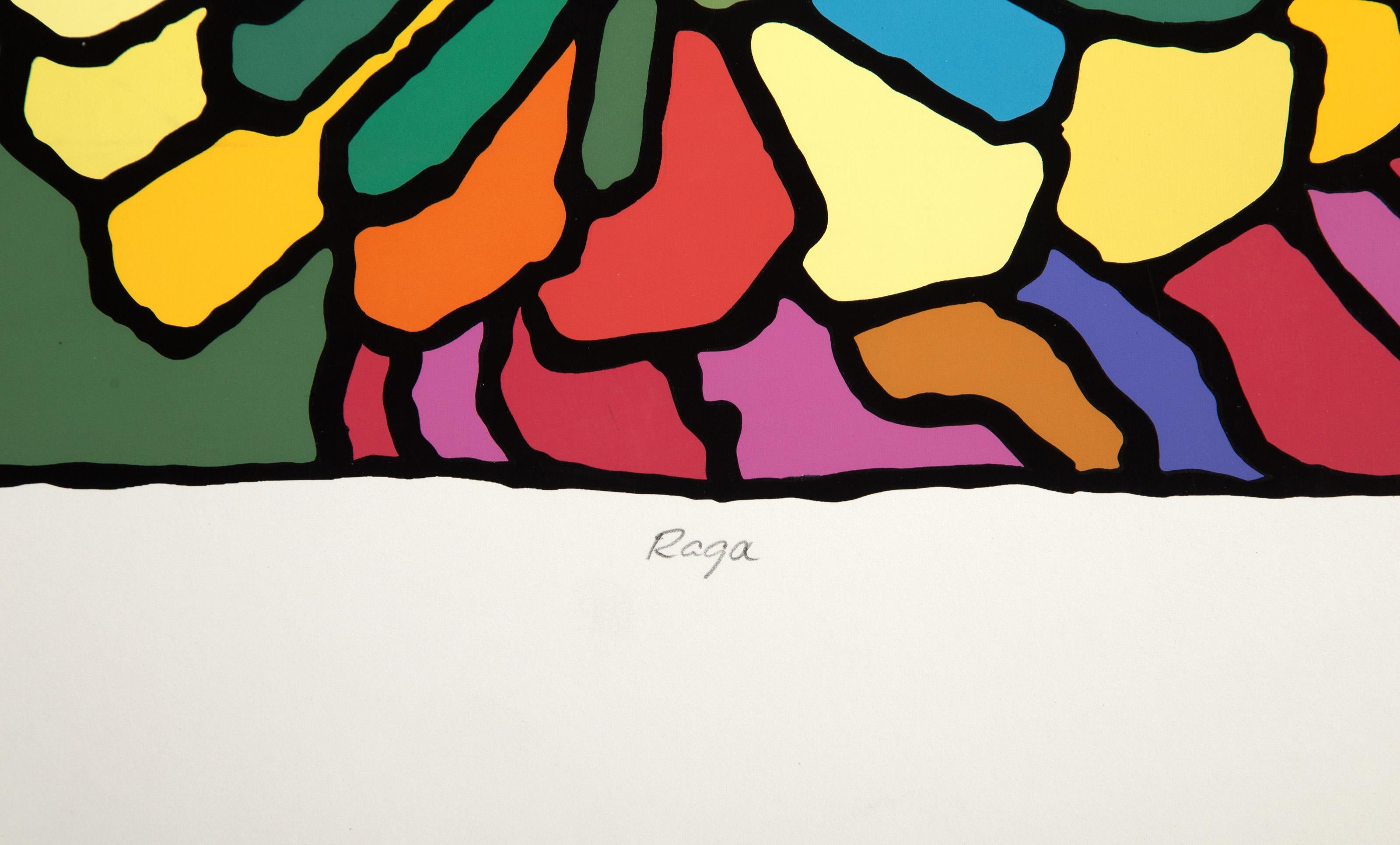 Raga, Moderner Raumteilerdruck von John Boyd im Angebot 4