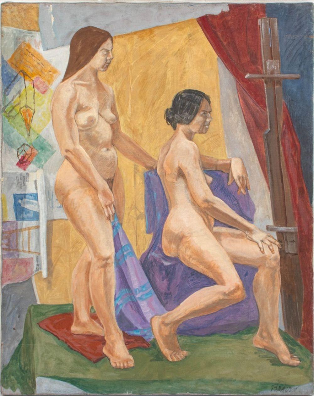 Due figure femminili nude