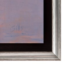 "A Quiet Time" Contemporary Landscape Waterscape Framed Oil on Canvas Painting