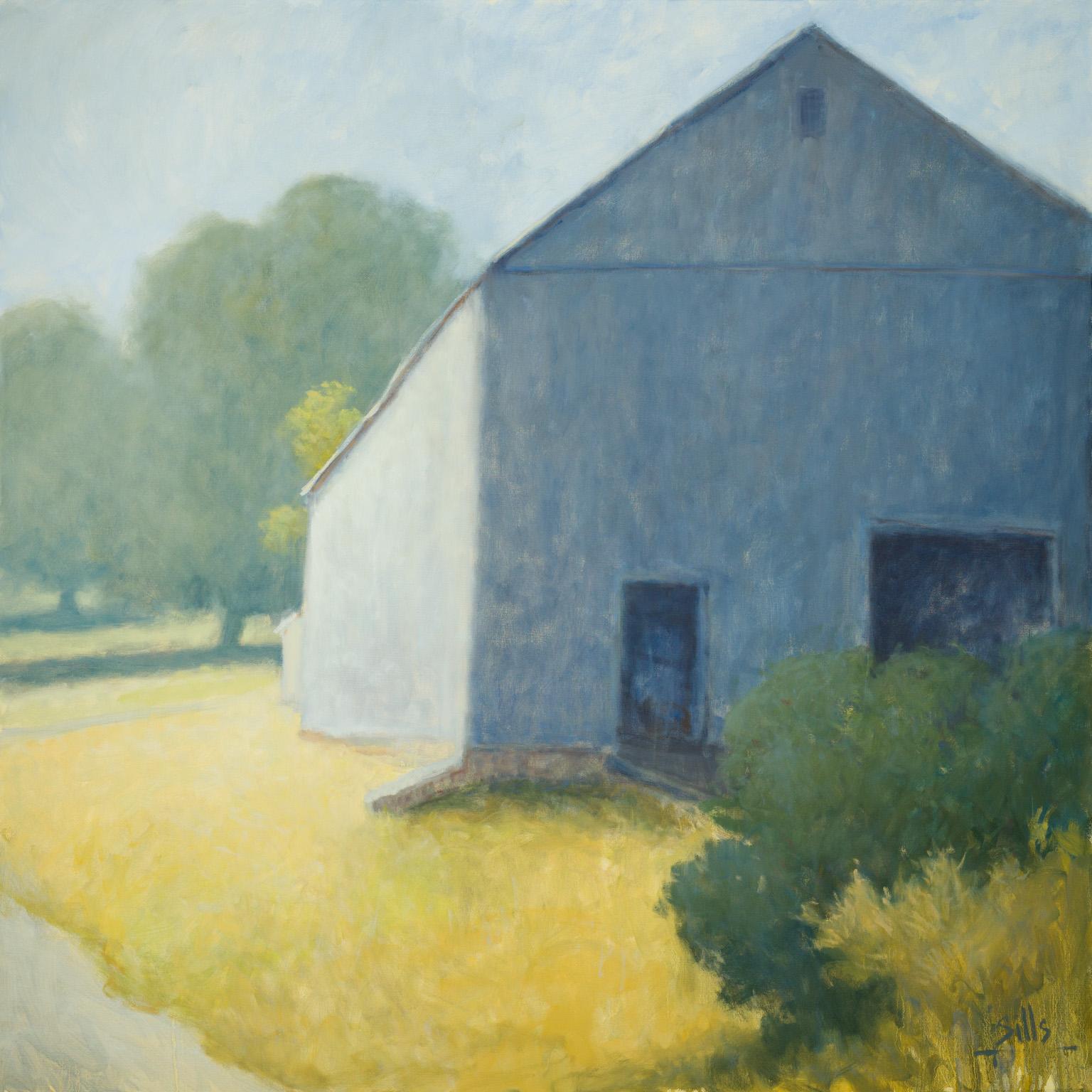 Roadside Barn - Painting by John Sills