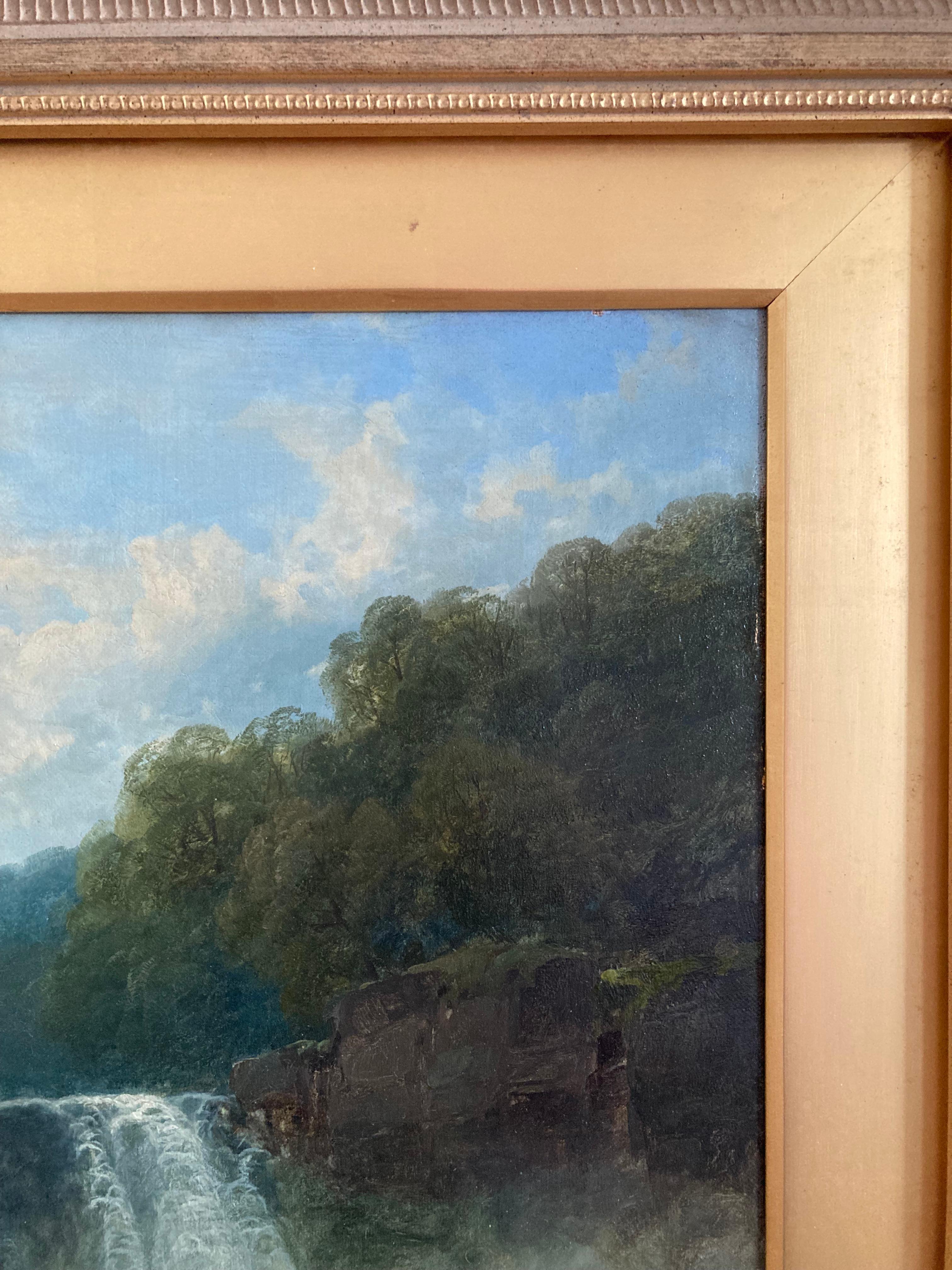 John Brandon Smith, Vista victoriana de la cascada de Betwys-y-Coed, Gales 7