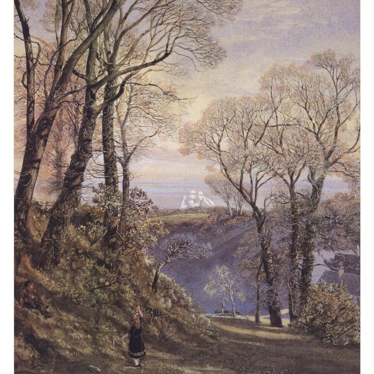 John Brett 'February in the Isle of Wight' 1992- Offset Lithograph For Sale 1