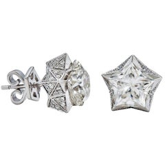 John Brevard Boucles d'oreilles Platoniques étoile claire