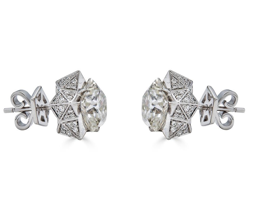John Brevard Star Light Platonic Earrings In New Condition For Sale In Coral Gables, FL