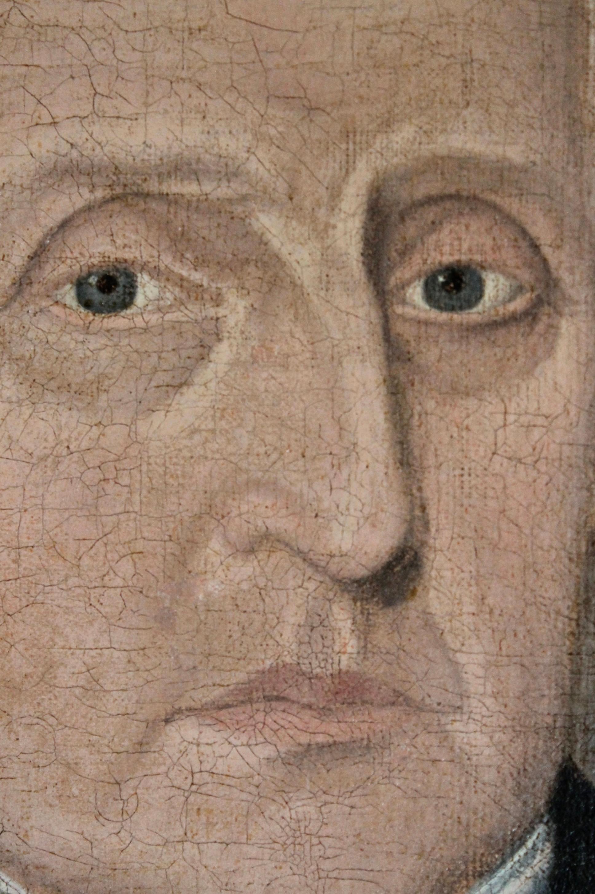 Folk Art John Brewster attributed Portrait of Dr.Jostan Osgood (1742-1812) For Sale