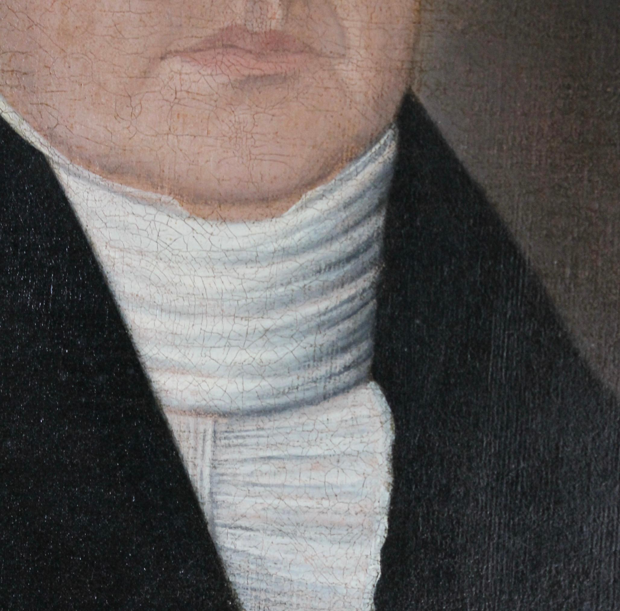 American John Brewster attributed Portrait of Dr.Jostan Osgood (1742-1812) For Sale