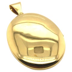 John Brogden, médaillon ovale en or jaune 18 carats, c. 1870