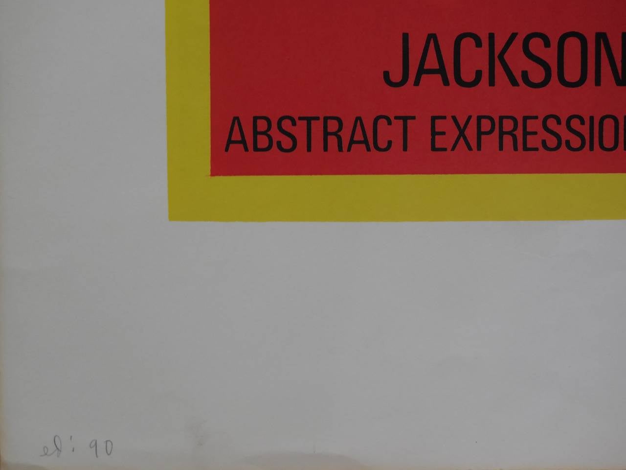 Pop Art Sérigraphie de Jackson Pollock, 1968 - Gris Figurative Print par John Brower