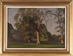 John Brown (1887-1966) - Mid 20th Century Oil, Summer Park
