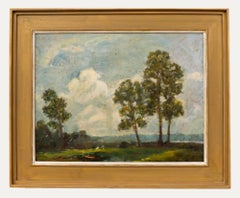 John Brown (1887–1966) - Framed Mid 20th Century Oil, Low Cloud