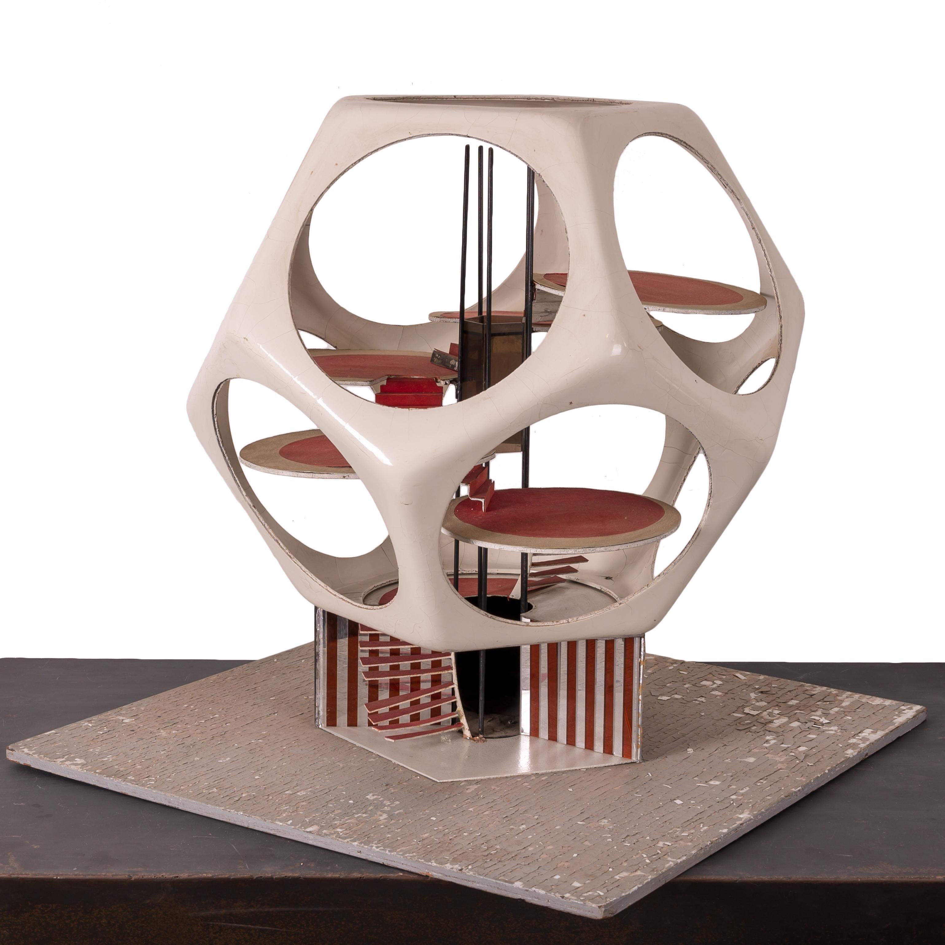 Futurist John Bucci Dodecahedron House Model For Sale