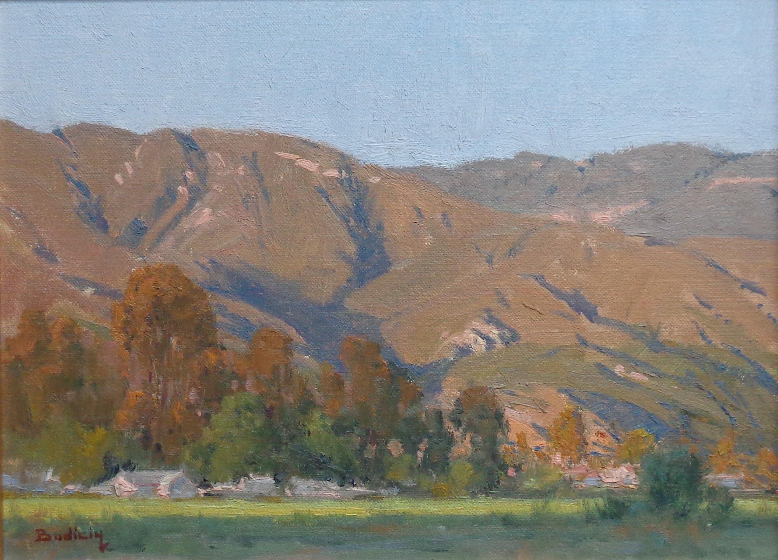 Peinture à l'huile de John Budicin North Park Kendall, Californie en vente 1