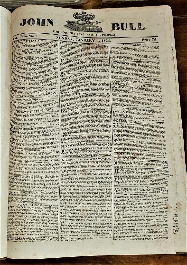 Annuaires originaux de John Bull de 1820-1829 en vente 11