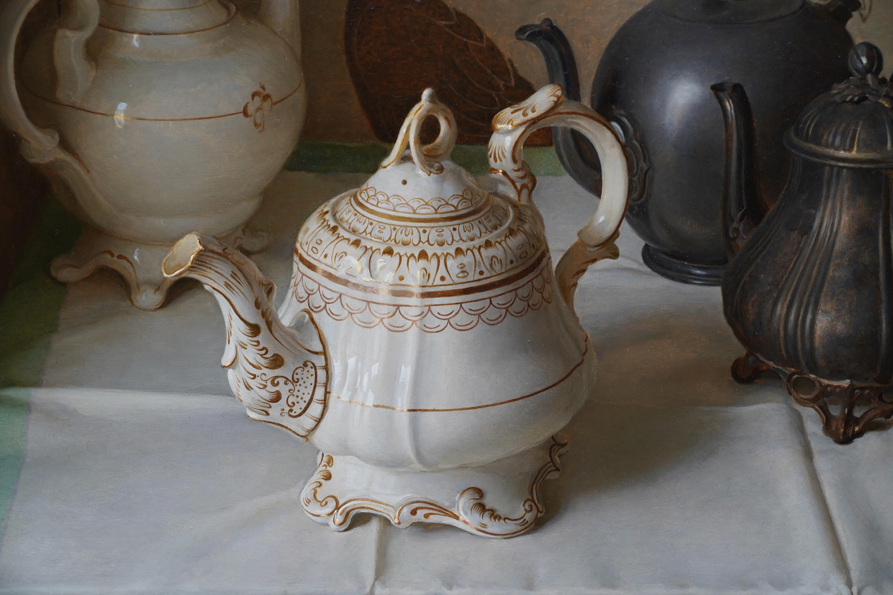 John Souter John Bulloch Souter - Still Life of Teapots - British art Royal Academy ...