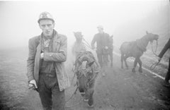 Mineros y ponis de mina, condado de Durham, invierno de 1964-1965 - John Bulmer