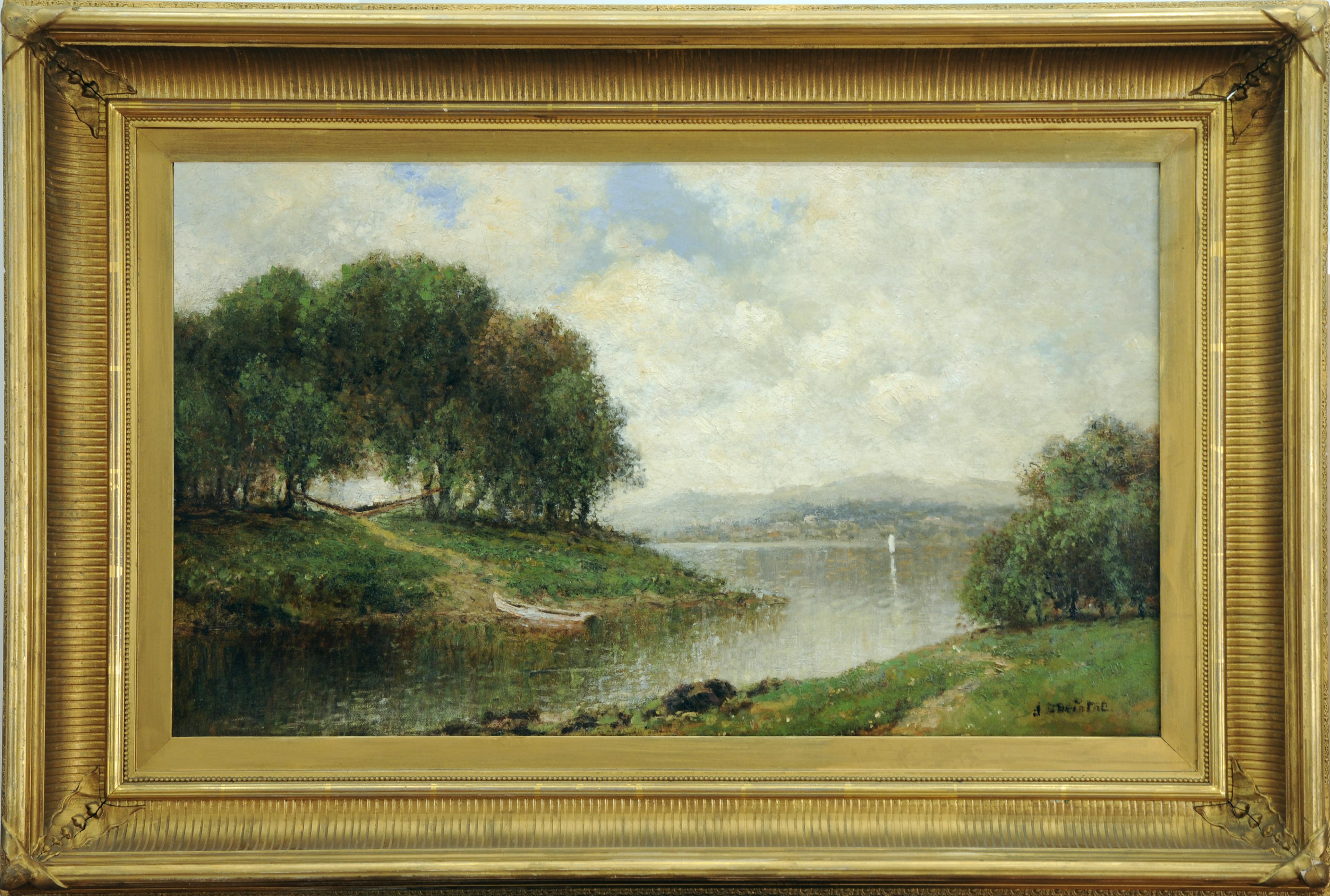 John Bunyan Bristol Landscape Painting - On The Hudson