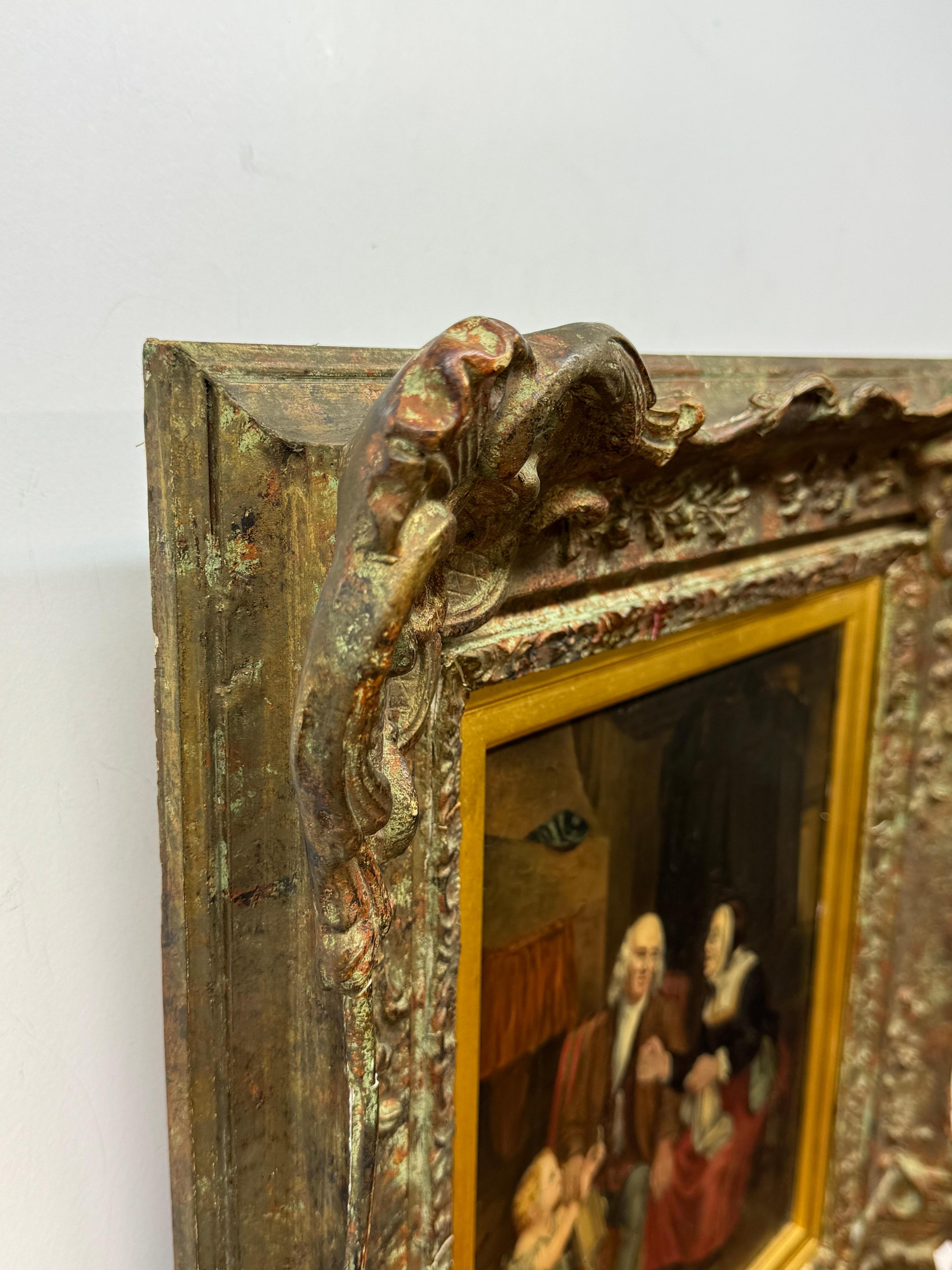 John Burnet (1784-1868), detaillierte Familienszene mit Großeltern und Großkind im Angebot 2