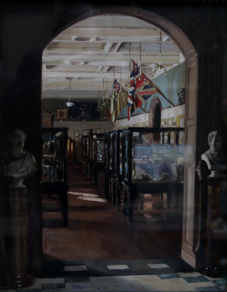 John Burns Robertson Kelvingrove Glasgow Scottish oil painting