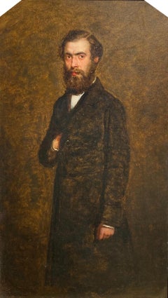 Porträt von Arzt Carter, schottisches Ölgemälde, 19. Jahrhundert, signiert