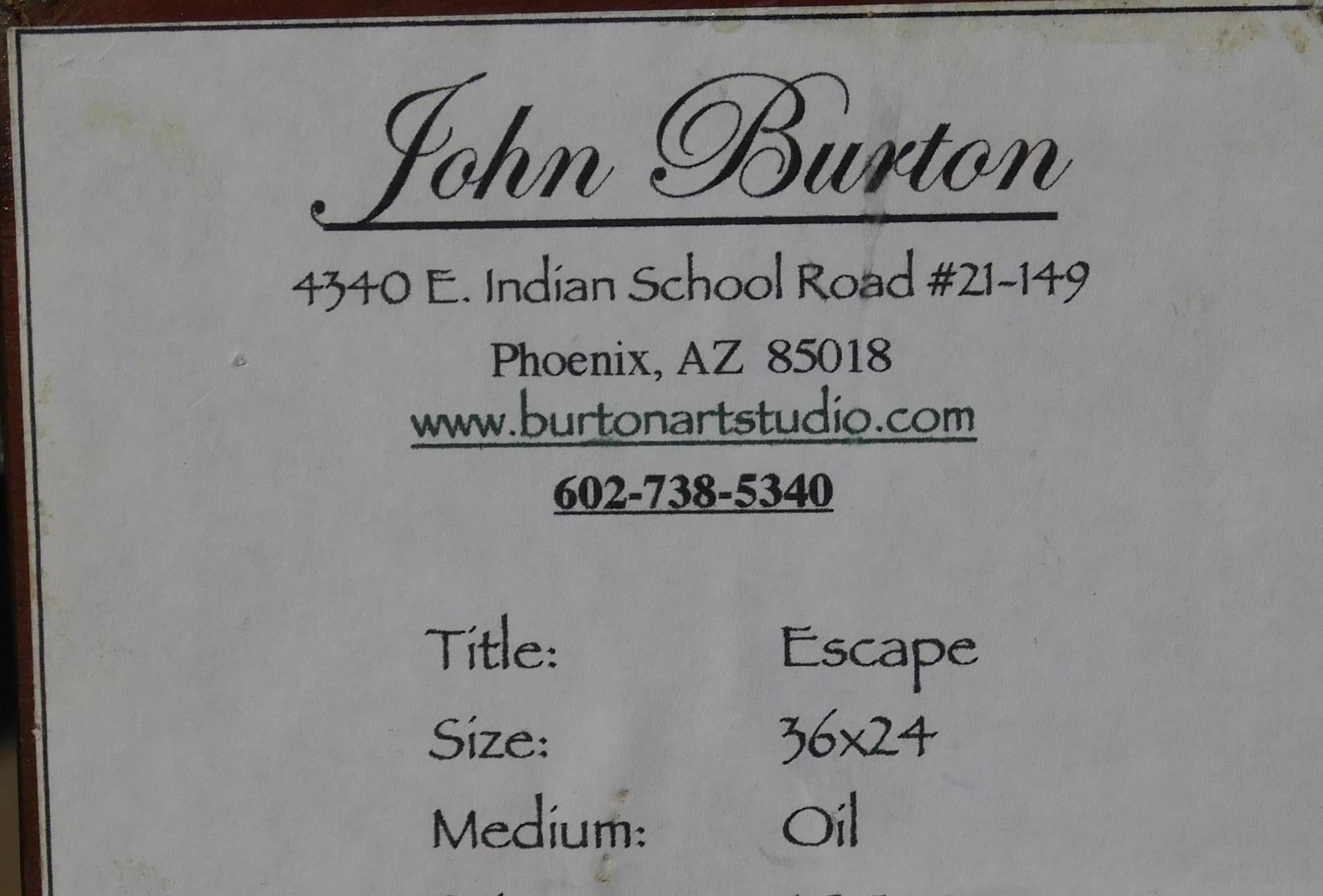 John Burton Olio figurato su tela, 2006 