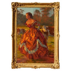 John Burton Figural Oil on Canvas, 2006 "Escape"