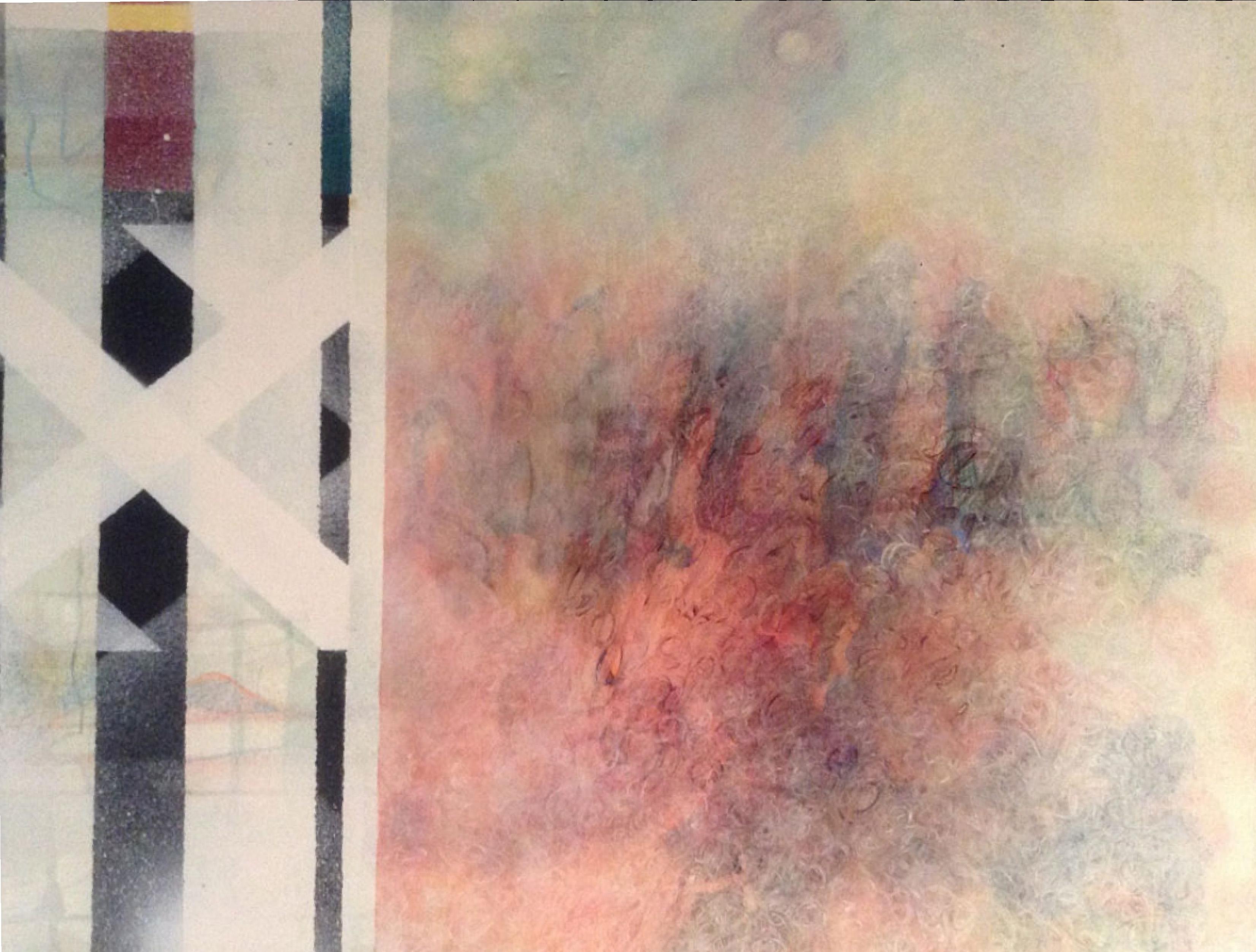 Abstract Painting di John Butterworth - La bandiera di nessuno