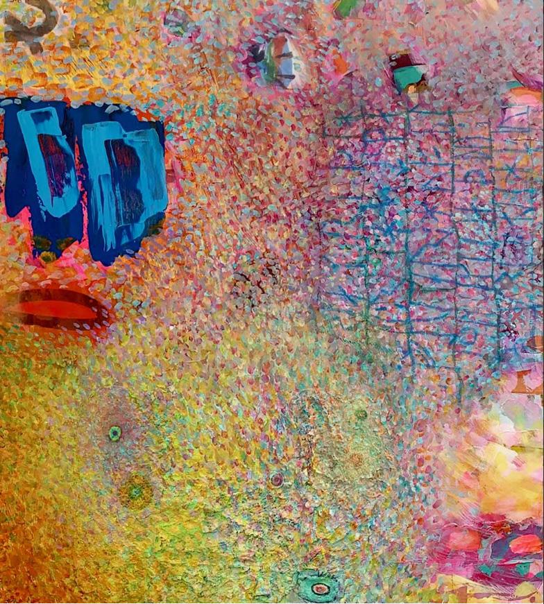 Abstract Painting di John Butterworth - Forme scaldiche
