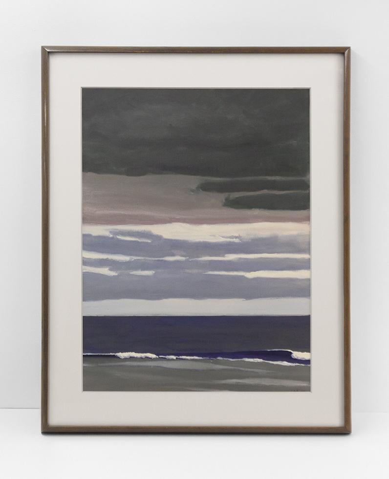 East Hampton, Approaching Storm - Painting by John Button