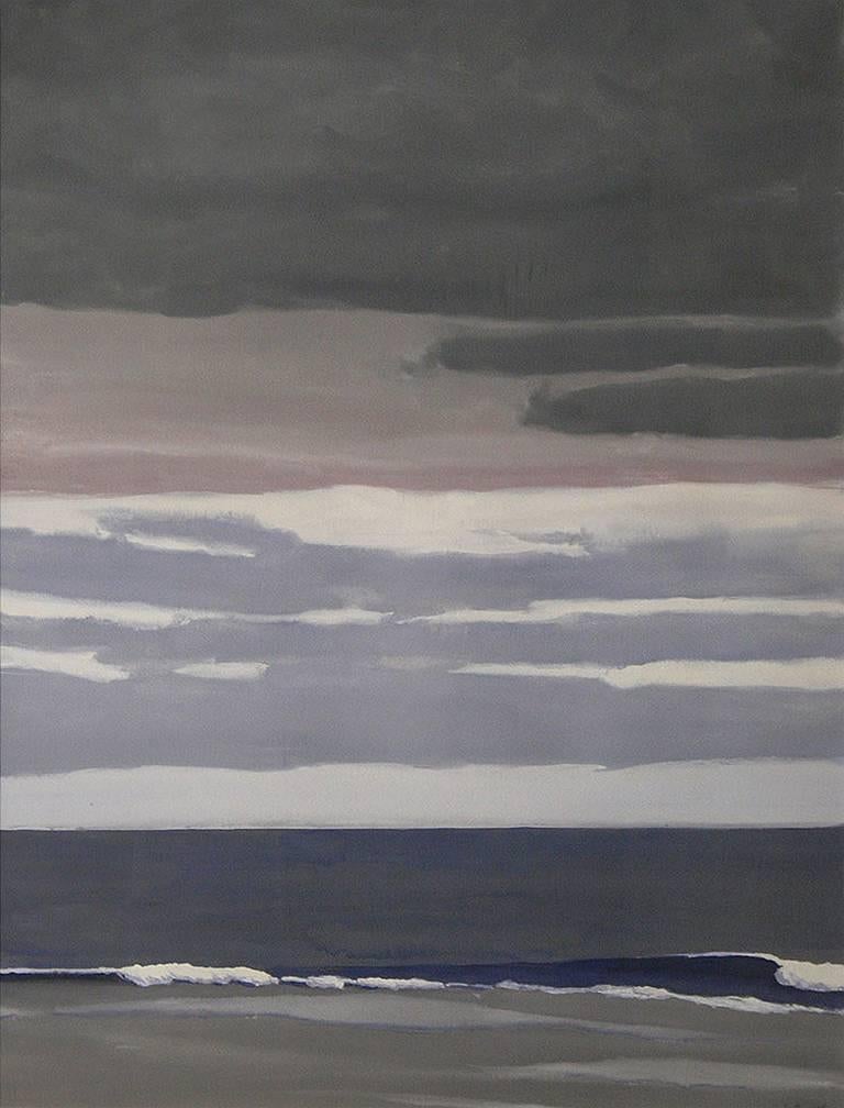 John Button Landscape Painting – East Hampton, Approaching Storm