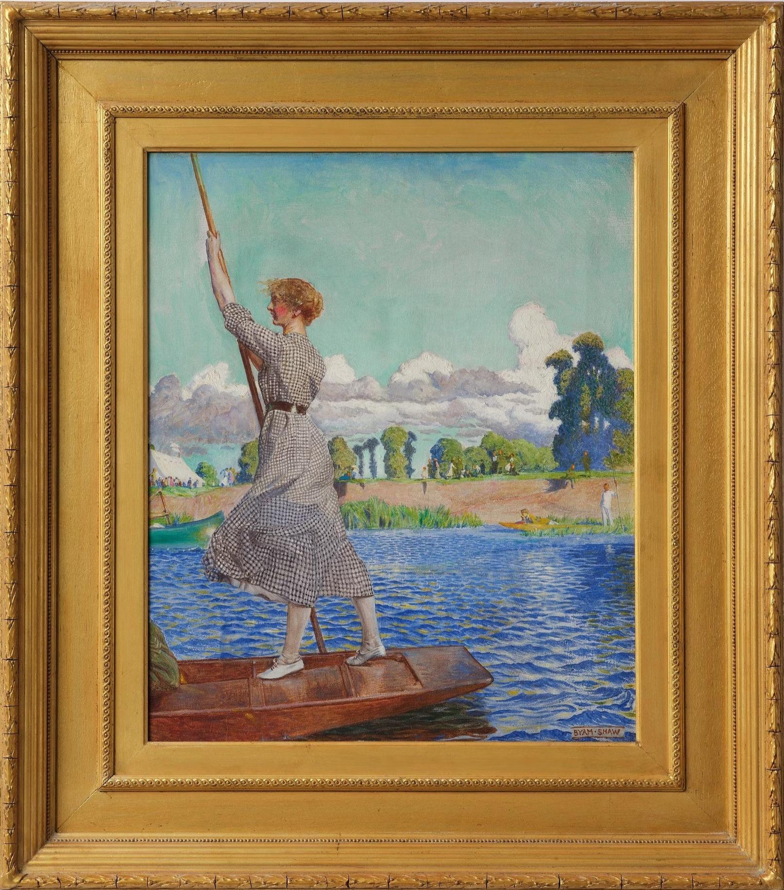 John Byam Liston Shaw
La Regata
1872-1919
Óleo sobre lienzo, firmado abajo a la derecha
Tamaño de la imagen: 61 x 50 cm (24 x 19 3/4 pulgadas)
Marco original

Procedencia
Bukowski Auktioner, Internationella Höstauktionen 518, 5 - 7 de diciembre de