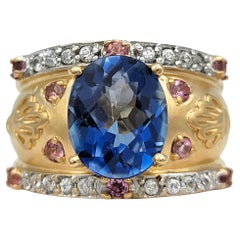 John C. Rinker Mystic Topaz
Pink Sapphire Etruscan Band Ring 14K Yellow Gold John C. Rinker Mystic Topaz
Pink Sapphire Etruscan Band Ring 14K Yellow Gold