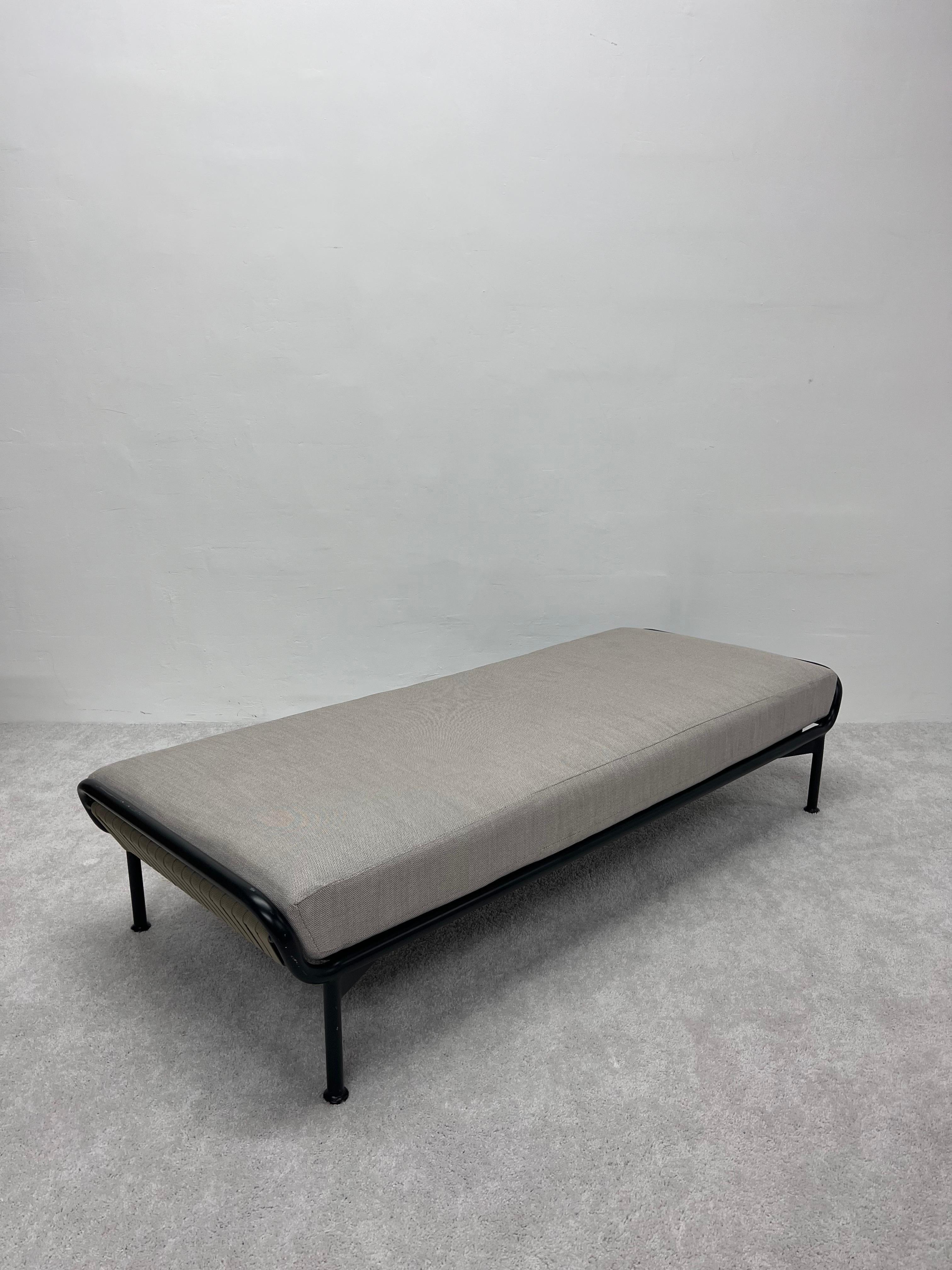 Modern John Caldwell Prevue Outdoor Daybed or Bench for Brown Jordan