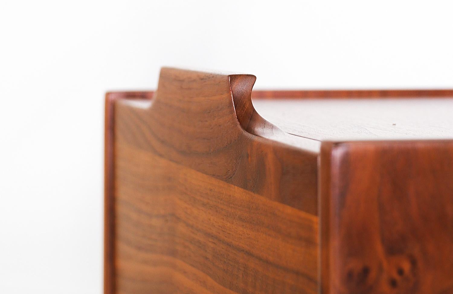 John Caldwell Walnut Nightstands for Brown & Saltman 2