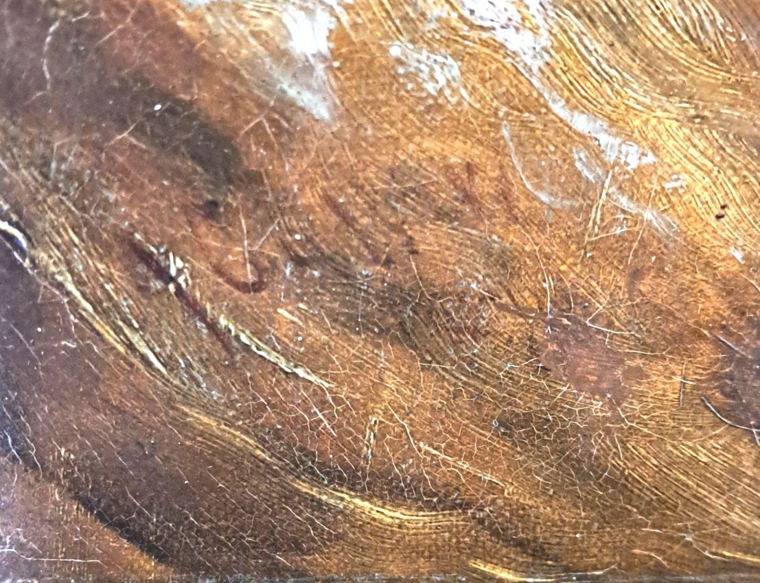 Pregevole dipinto a olio su tela del XIX secolo 
