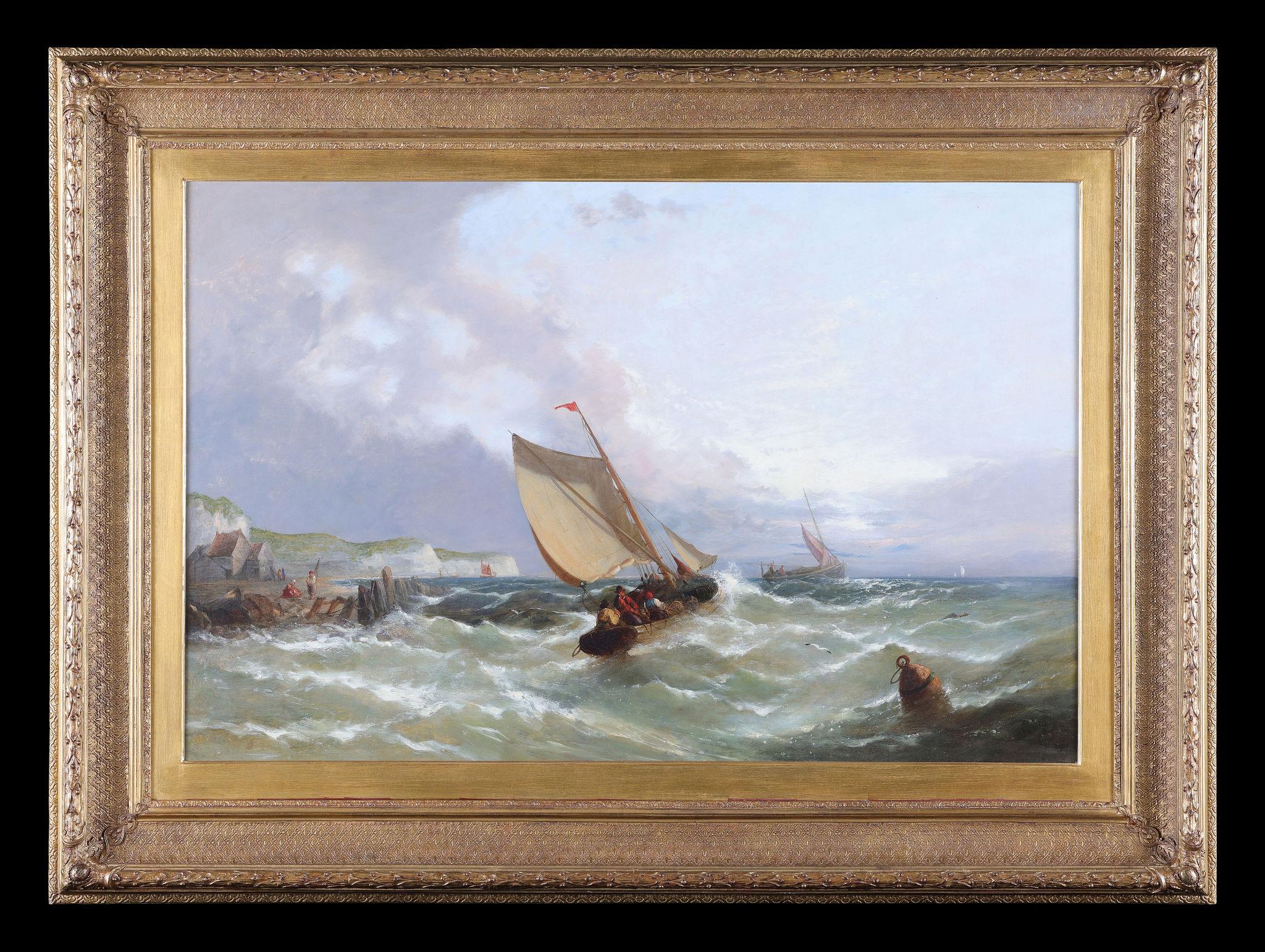 Stormy Seas - Painting by John Callow