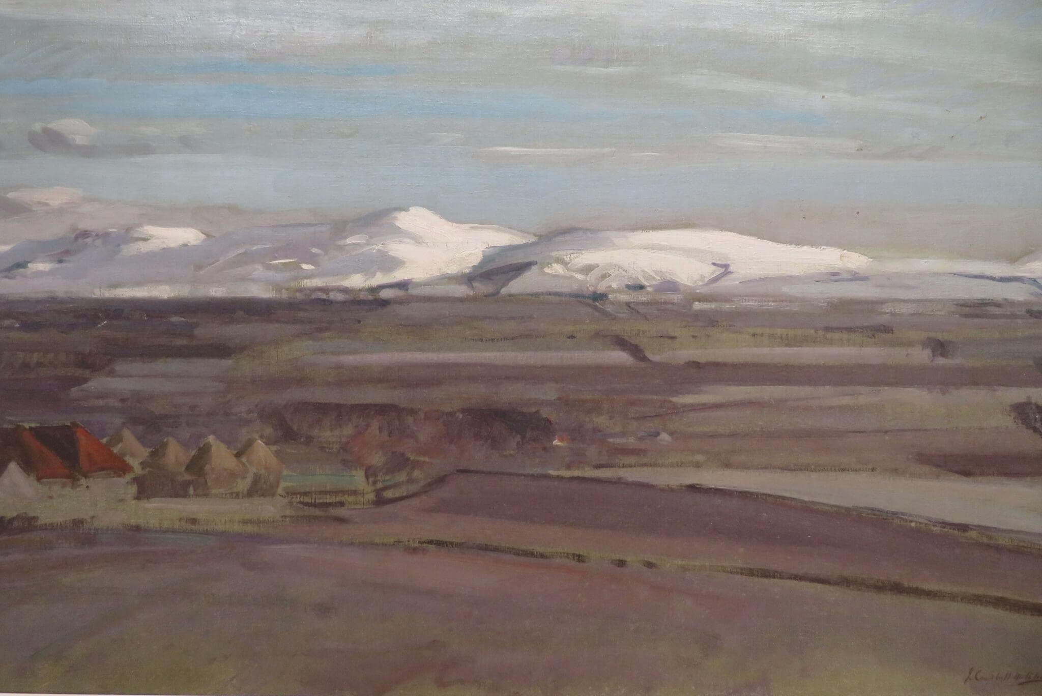Killearn, Loch Lomond, Escocia PINTURA AL ÓLEO ORIGINAL ESCOCESA ANTIGUA firmada - Painting de John Campbell Mitchell