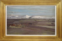 Killearn, Loch Lomond, Schottland, ORIGINAL ANTIQUE SCOTTISH OIL PAINTING Signiert