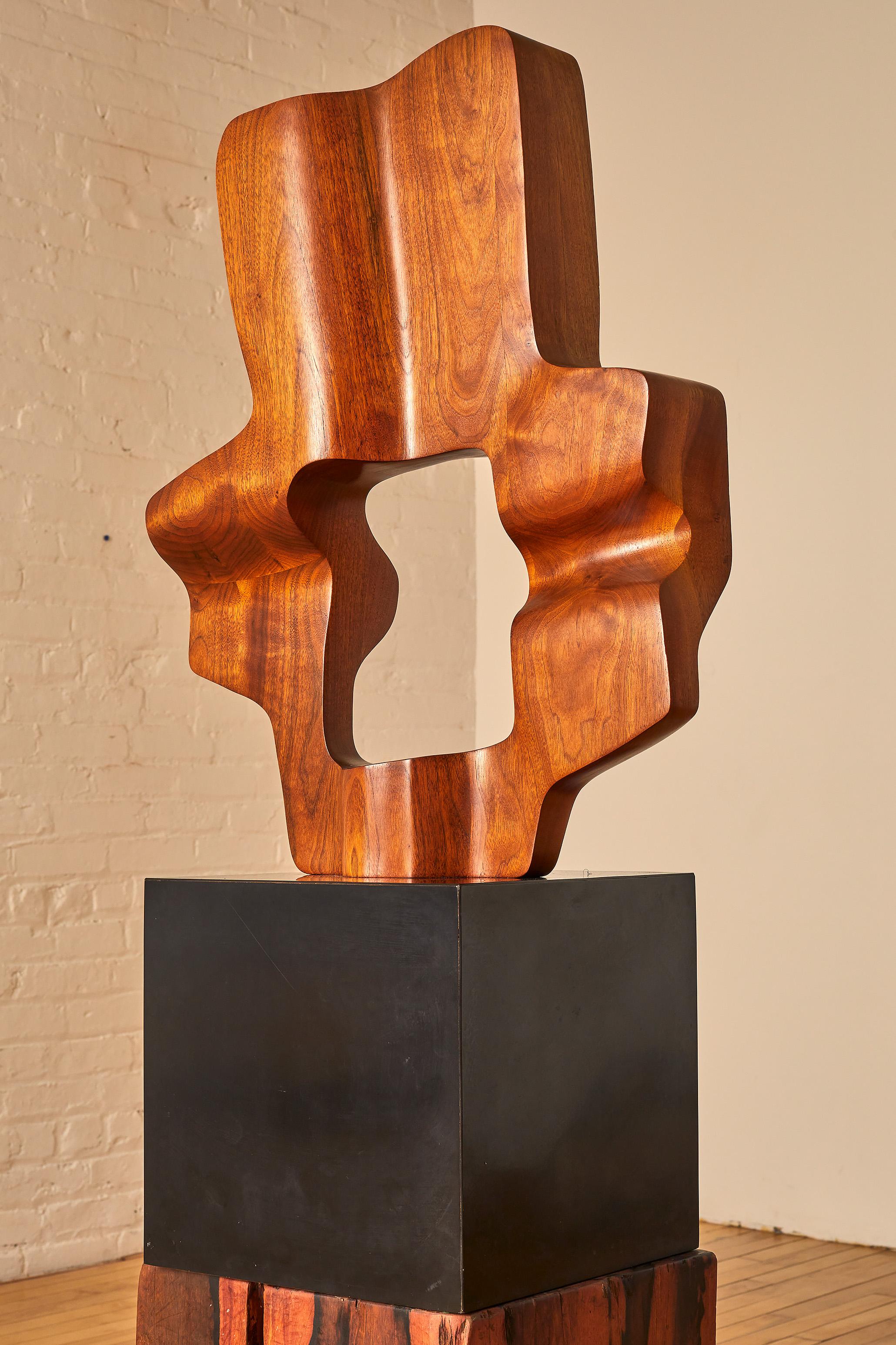 John Campbell Walnut Sculpture For Sale 2