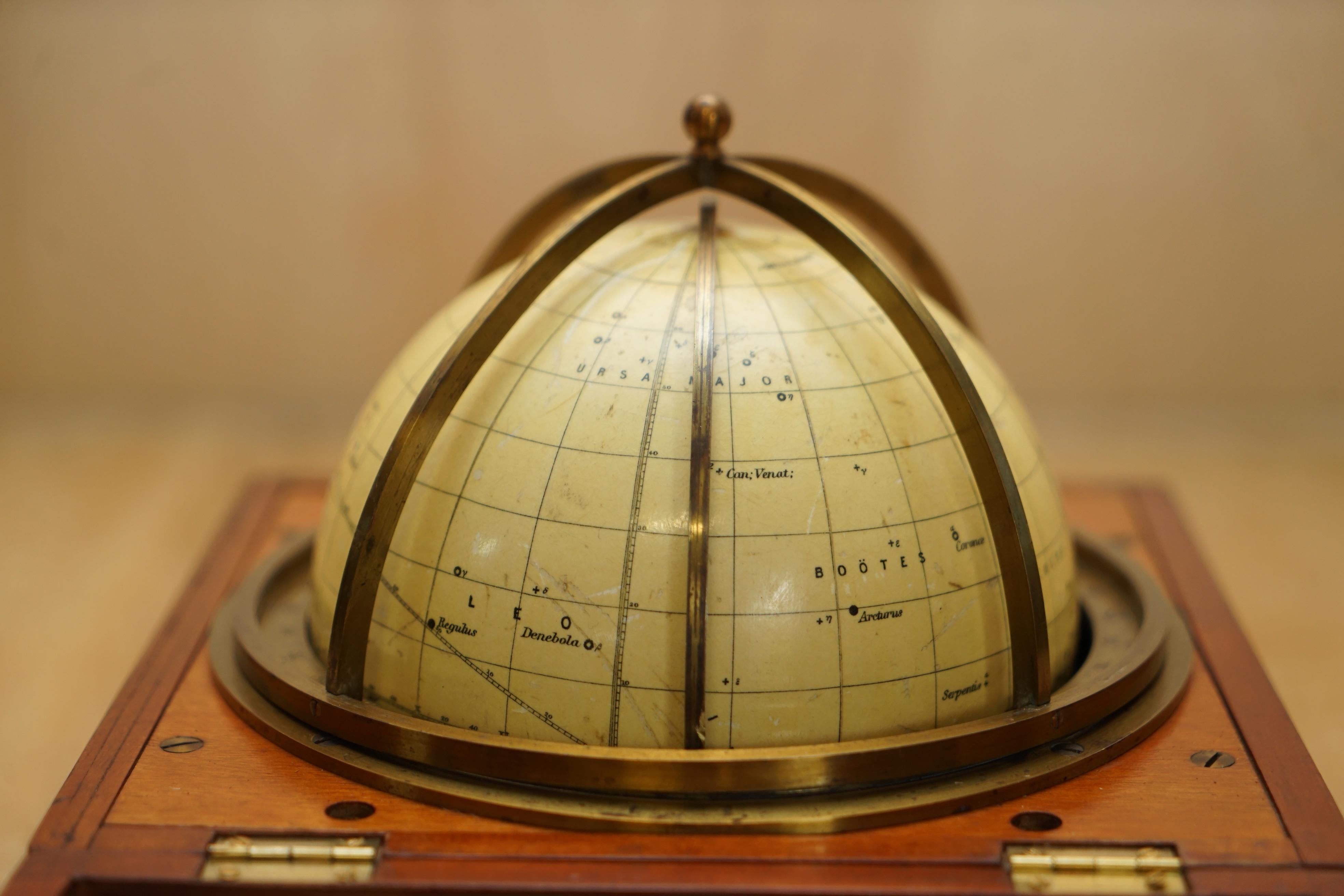 John Cary Travel Celestial Globe in Box Marked Cary & Co London, No. 21540 For Sale 7