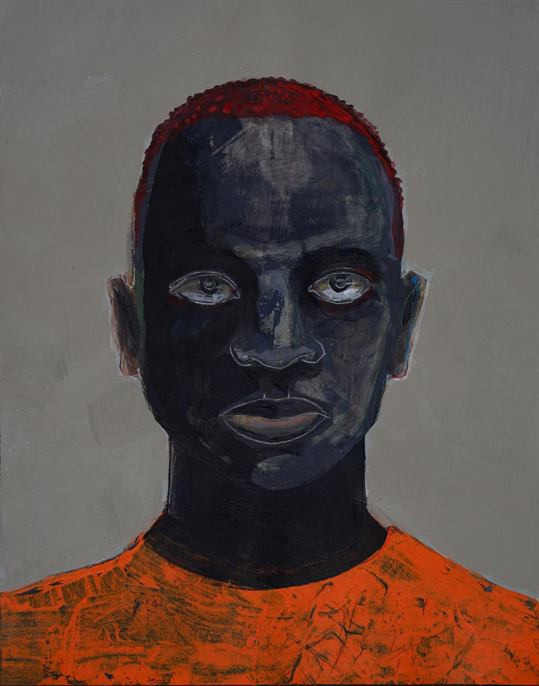 John Casado Portrait Painting - Face No. 319, 2018